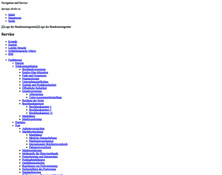 Bundesnetzagentur.de thumbnail