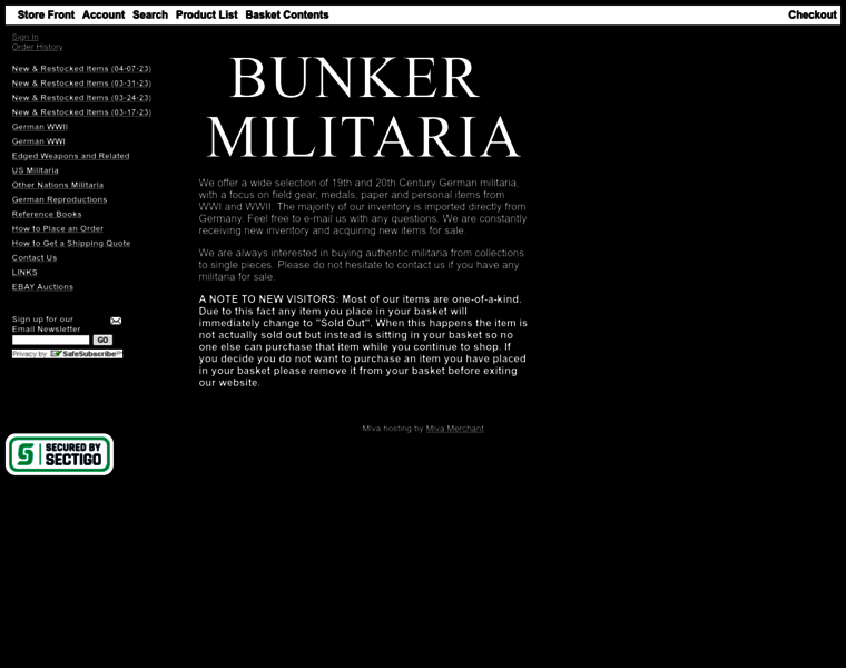 Bunkermilitaria.com thumbnail