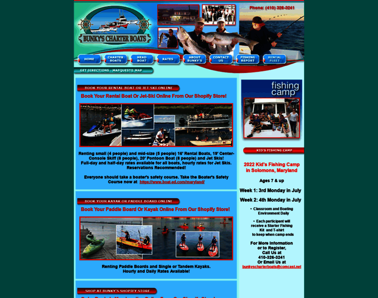 Bunkyscharterboats.com thumbnail