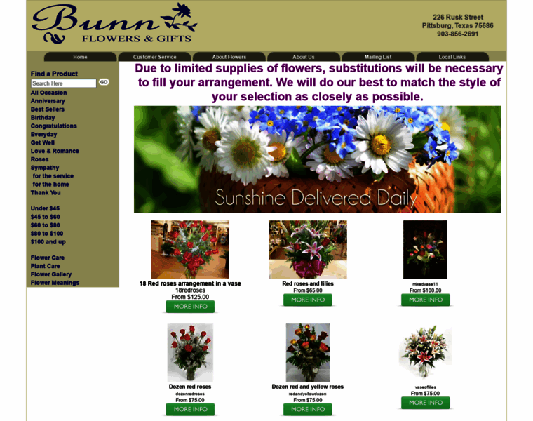 Bunnflowers.com thumbnail