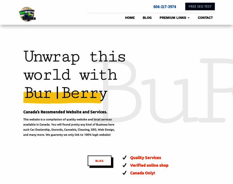 Burberrycanada.ca thumbnail Burberrycanada.ca thumbnail