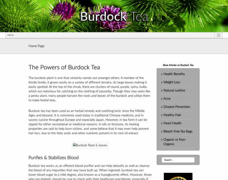 Burdocktea.net thumbnail