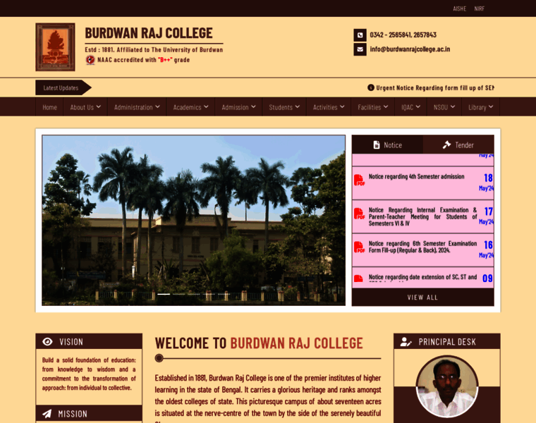 Burdwanrajcollege.ac.in thumbnail