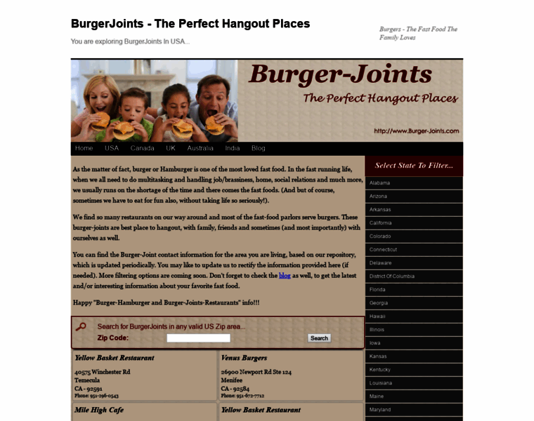 Burger-joints.com thumbnail