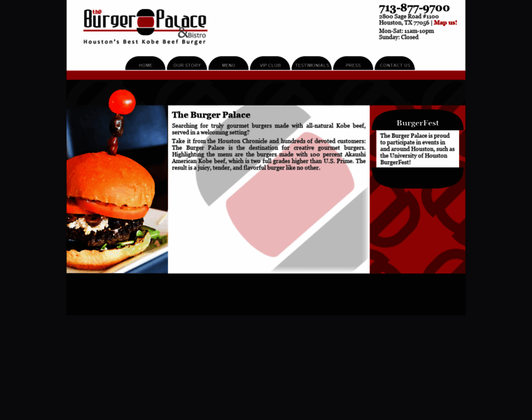 Burgerpalacehouston.com thumbnail