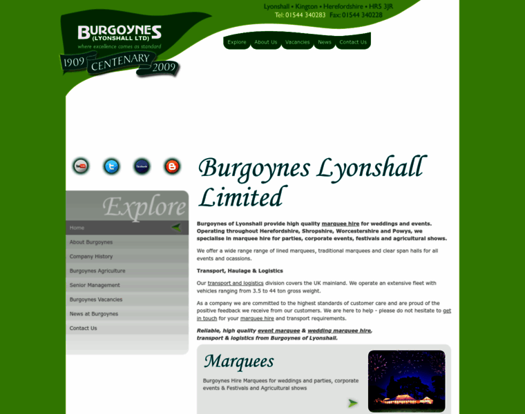 Burgoynes-lyonshall.co.uk thumbnail