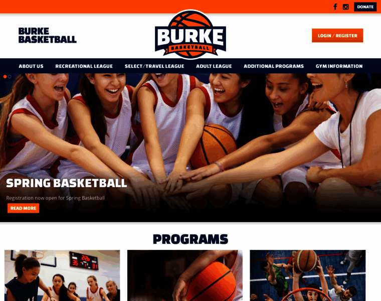 Burkebasketball.org thumbnail