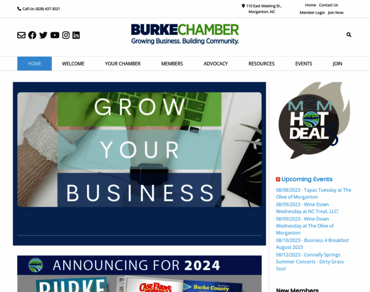 Burkecountychamber.org thumbnail