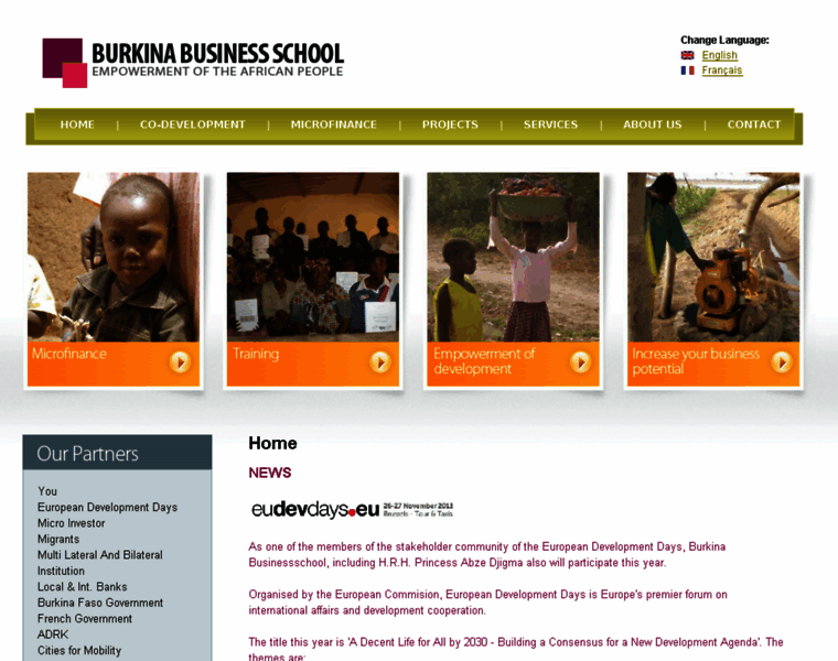 Burkina-businessschool.com thumbnail