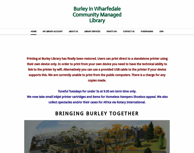 Burleylibrary.org thumbnail