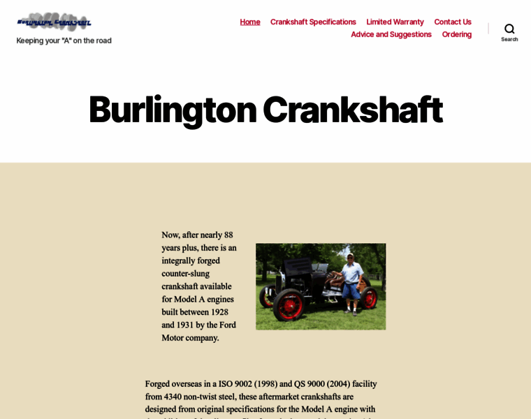Burlingtoncrankshaft.com thumbnail