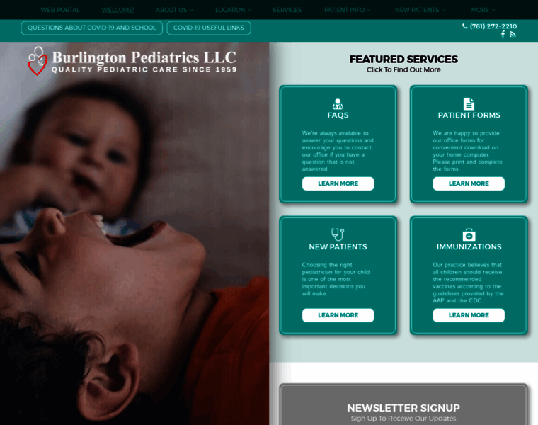 Burlingtonpediatrics.org thumbnail