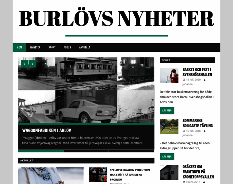Burlovsnyheter.se thumbnail