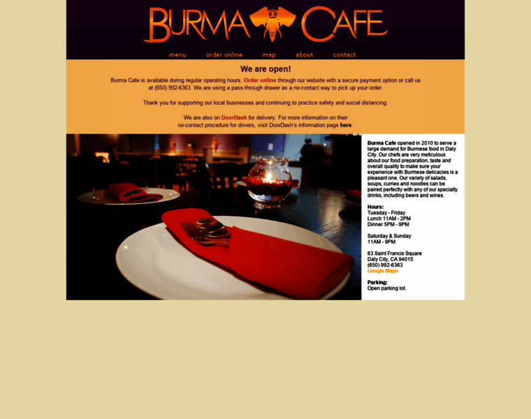 Burma-cafe.com thumbnail