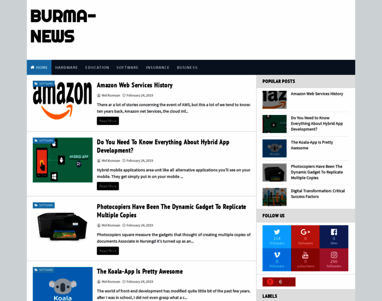Burma-news.info thumbnail