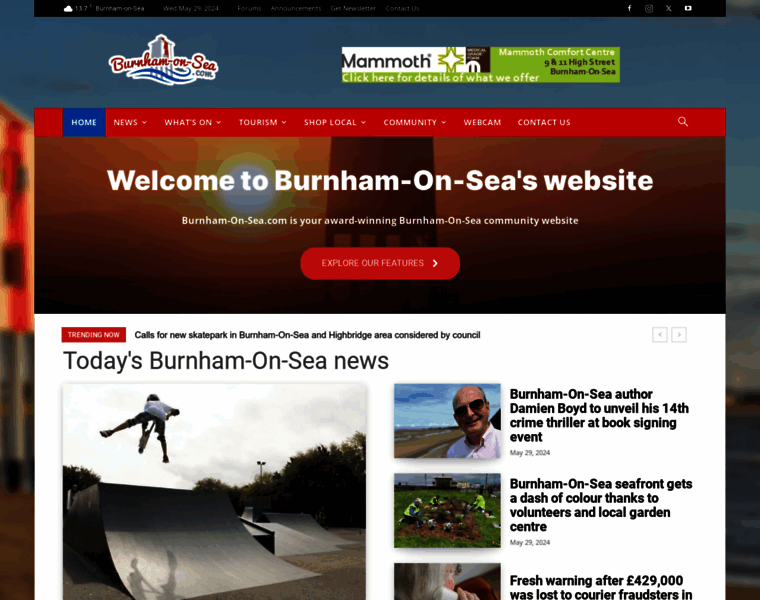 Burnham-on-sea.com thumbnail