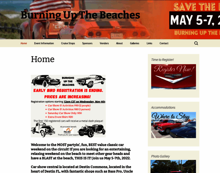 Burningupthebeaches.com thumbnail