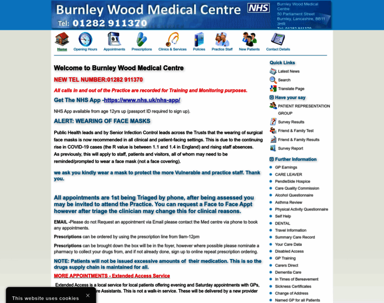 Burnleywoodmedicalcentre.co.uk thumbnail