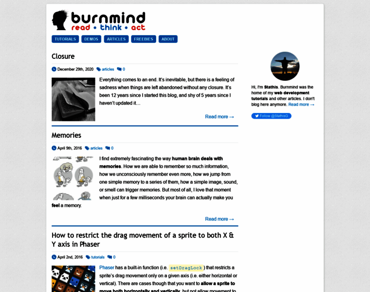 Burnmind.com thumbnail