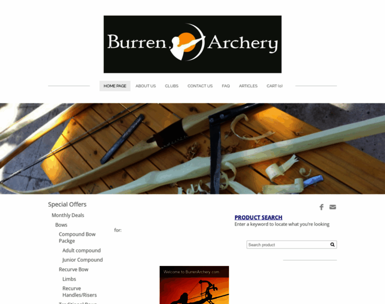 Burrenarchery.com thumbnail