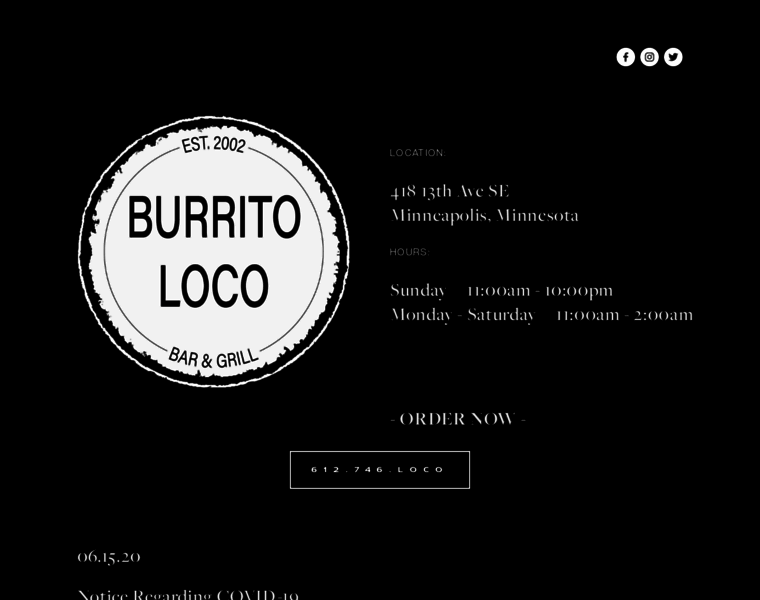 Burrito-loco.com thumbnail