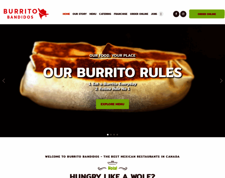 Burritobandidos.com thumbnail