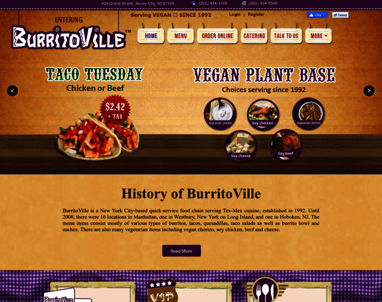 Burritoville.com thumbnail