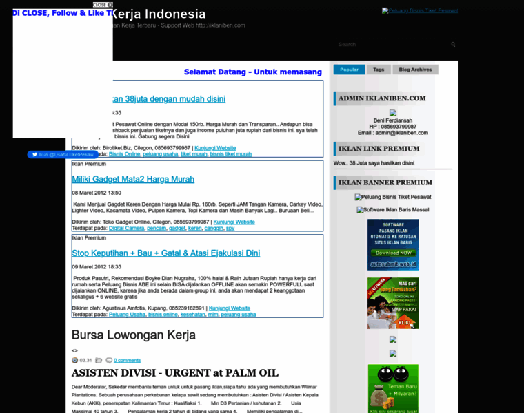 Bursa-kerjaindonesia.blogspot.com thumbnail