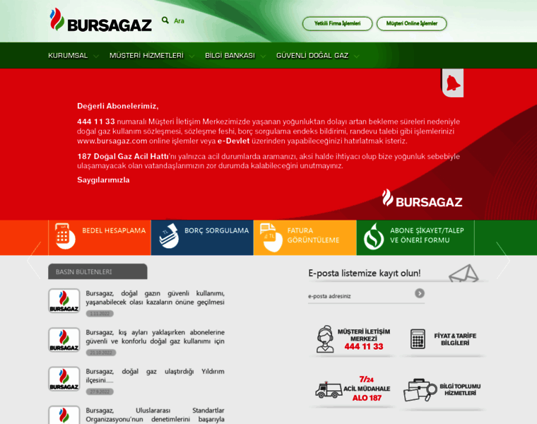 Bursagaz.com thumbnail