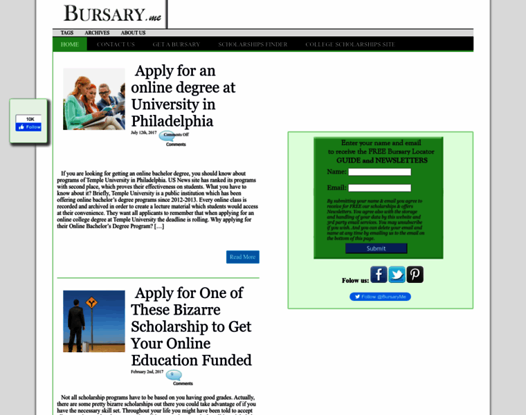 Bursary.me thumbnail