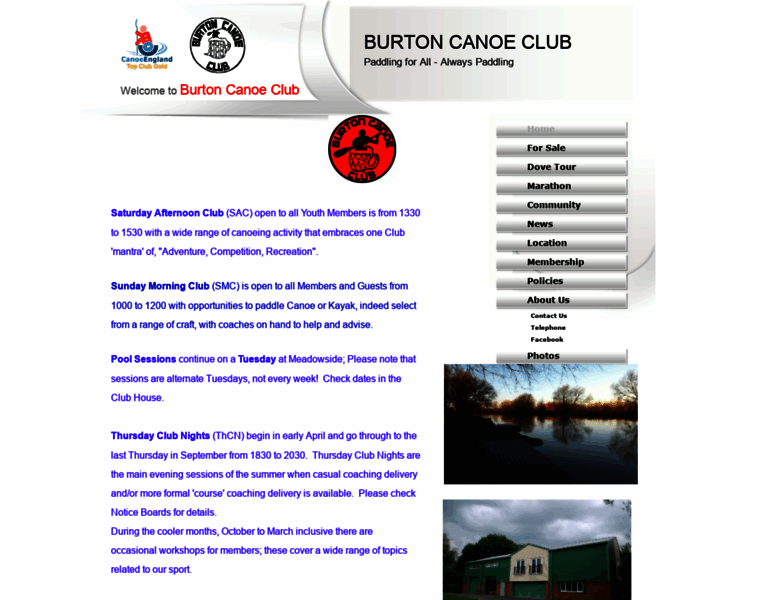 Burtoncanoeclub.co.uk thumbnail