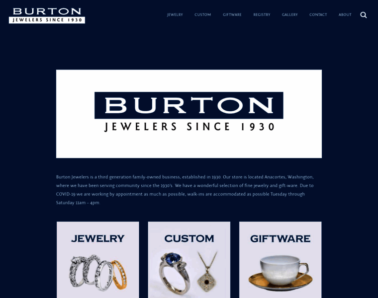 Burtonjewelers.com thumbnail