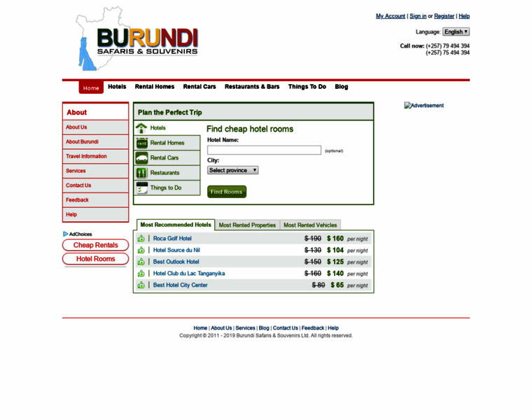 Burundisafari.com thumbnail