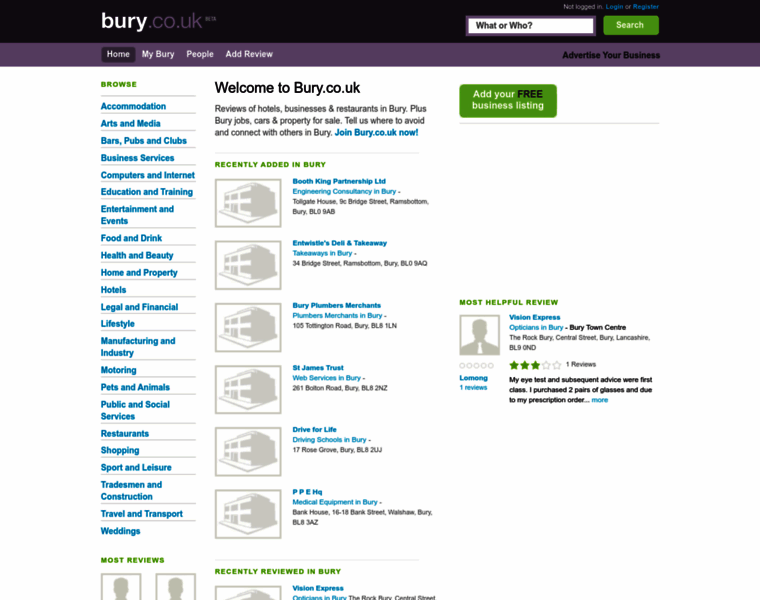Bury.co.uk thumbnail