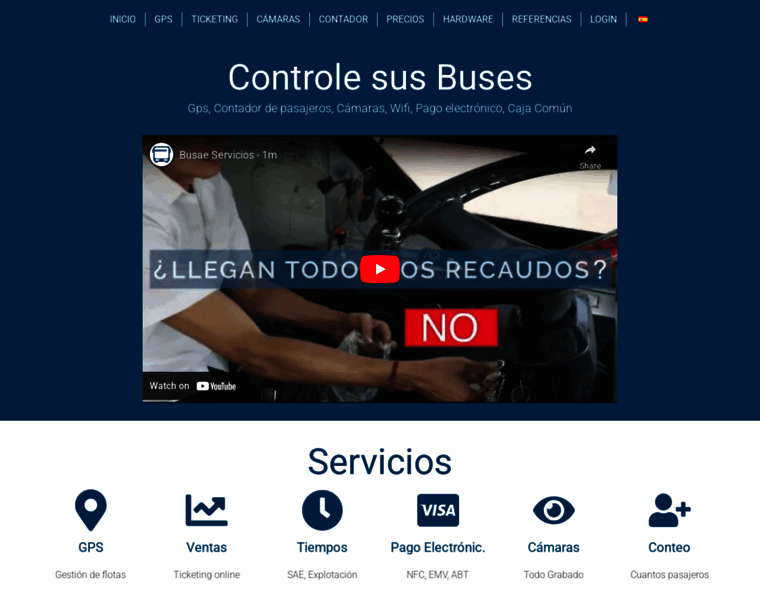 busae.com at WI. Busae – Pago Electrónico Buses – Gps, SAE, SIR, SIU ...