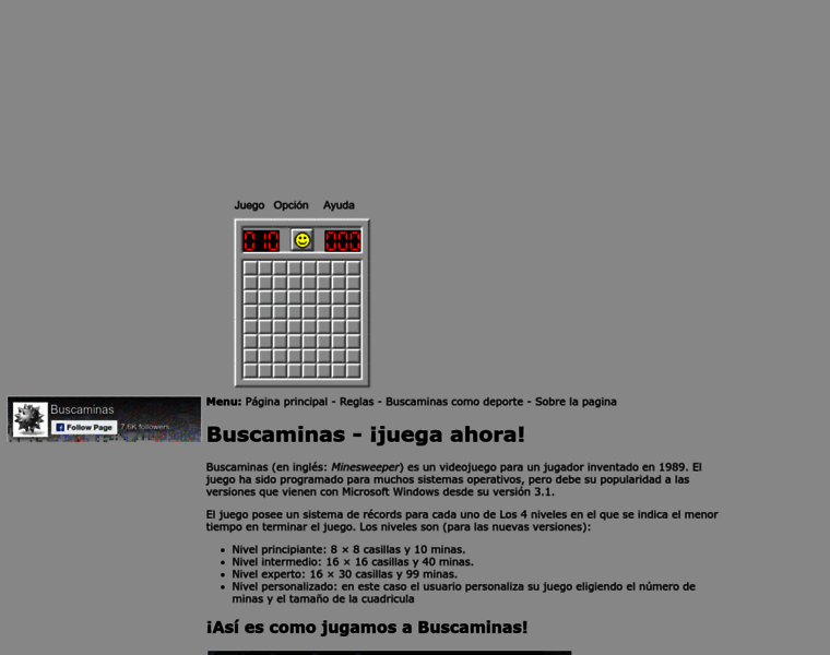 Buscaminas.eu thumbnail Buscaminas.eu thumbnail