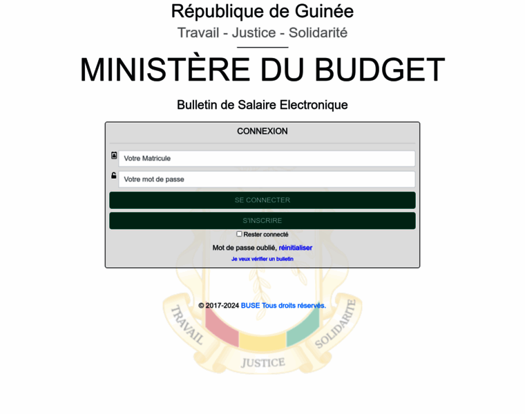 Buse.mbudget.gov.gn thumbnail