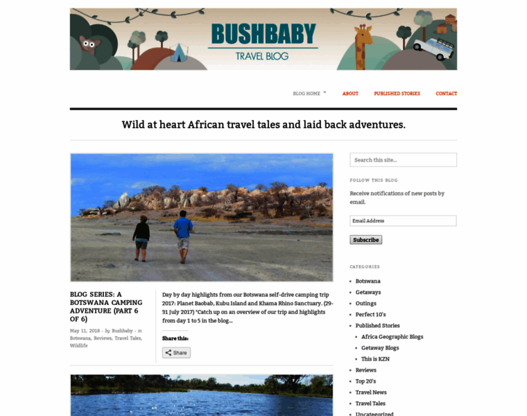 Bushbabyblog.com thumbnail