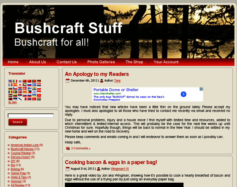 Bushcraftstuff.com thumbnail