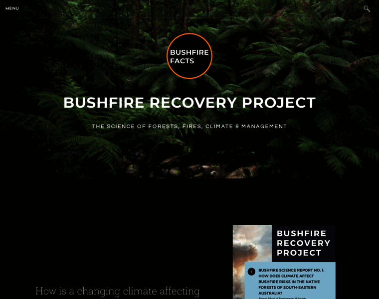 Bushfirefacts.org thumbnail