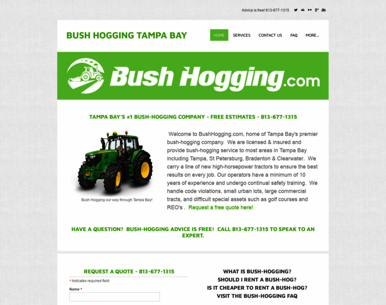 Bushhogging.com thumbnail
