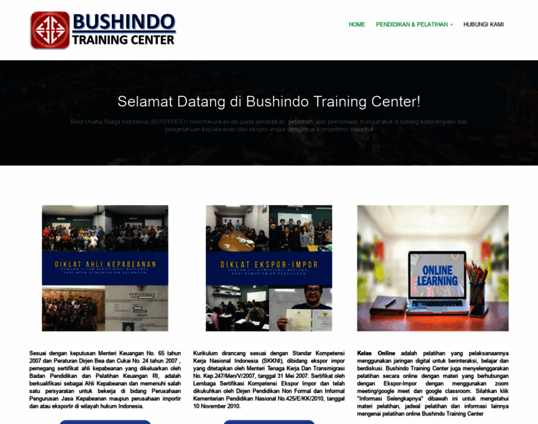 Bushindotrainingcenter.co.id thumbnail