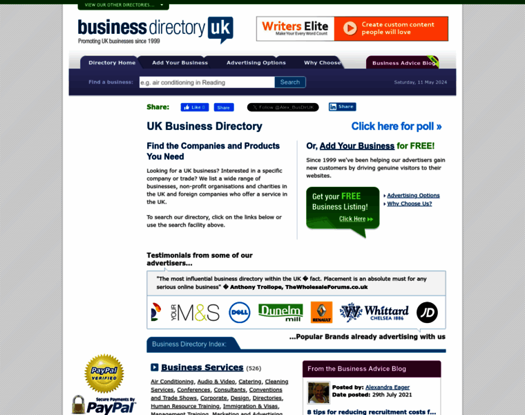 Business-directory-uk.co.uk thumbnail