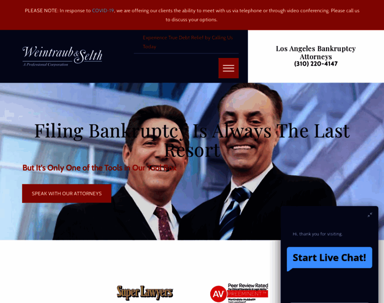 Businessbankruptcylosangeles.com thumbnail