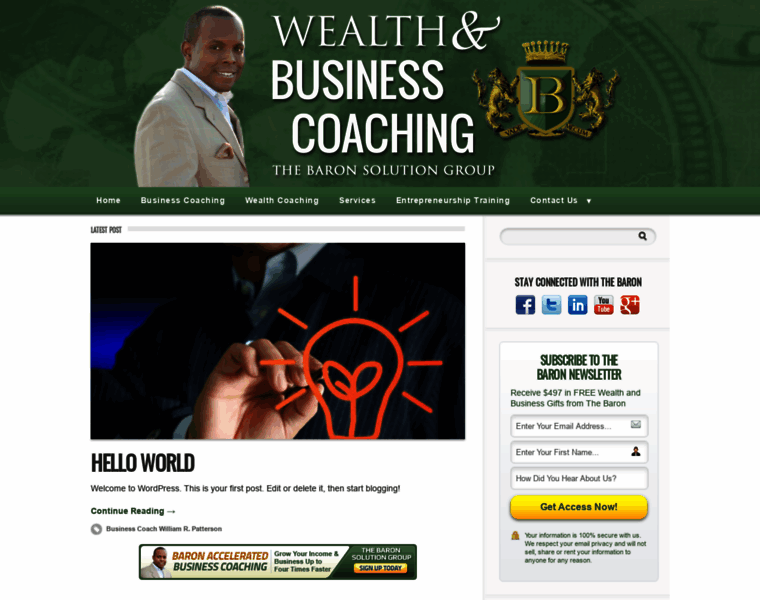 Businesscoach.baronseries.com thumbnail