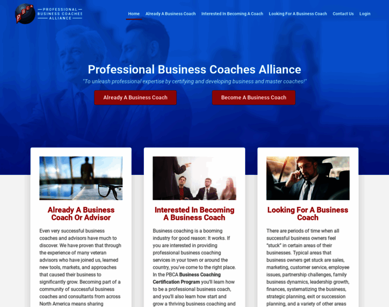 Businesscoachesalliance.com thumbnail