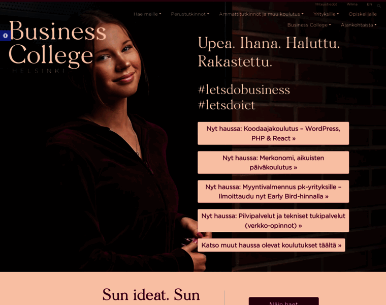 Businesscollege.fi thumbnail