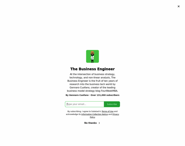 Businessengineer.ai thumbnail Businessengineer.ai thumbnail