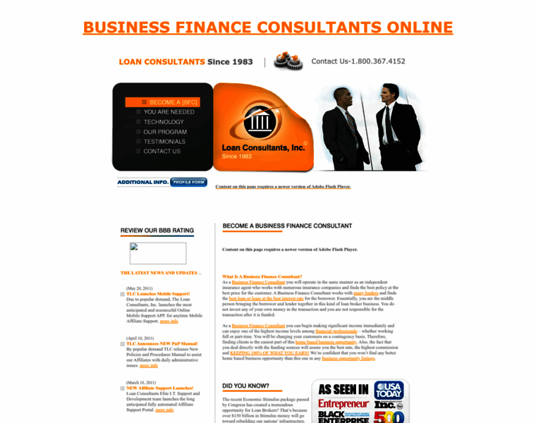 Businessfinanceconsultantsonline.com thumbnail