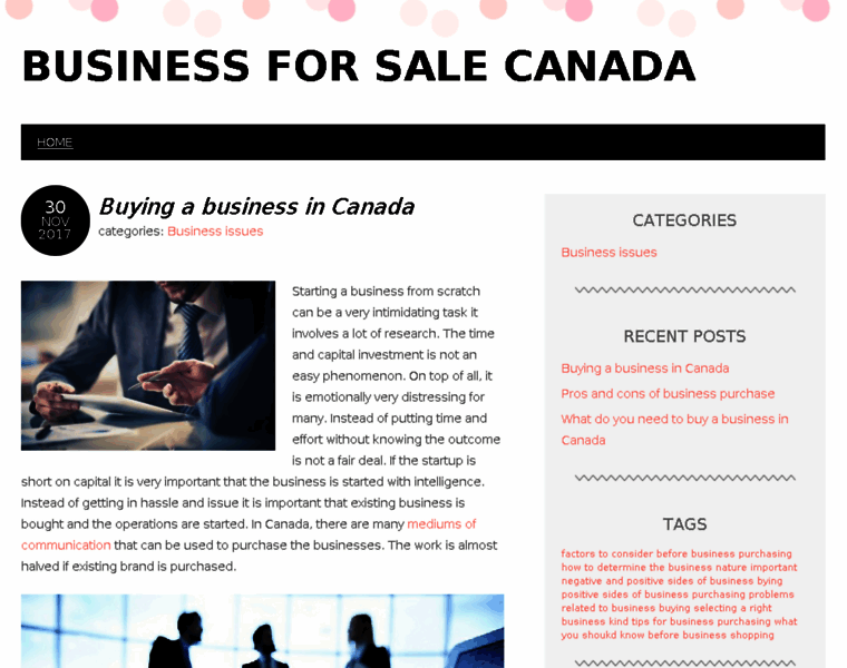 Businessforsale-canada.ca thumbnail